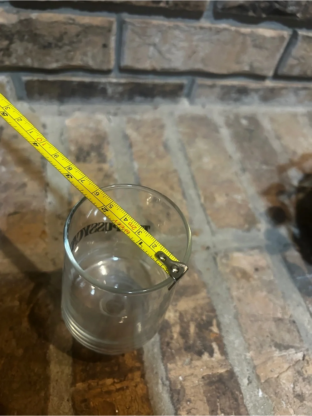 The Pussycat Clear Glass Footed wine glass